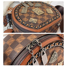 Load image into Gallery viewer, Fashion Retro Bear Badge Print Leather Handbags