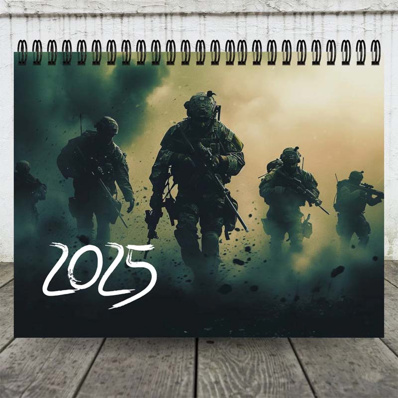 2025 Military Themed Calendar genowl