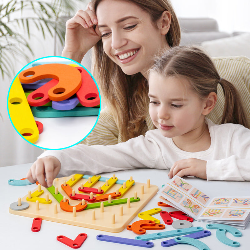 Montessori Pegboard Puzzle genowl