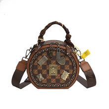 Load image into Gallery viewer, Fashion Retro Bear Badge Print Leather Handbags