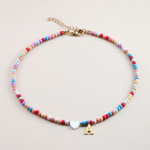Personalized Colorful Beads Choker