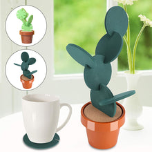 Load image into Gallery viewer, Novelty Potted Cactus Cup Mat Pad