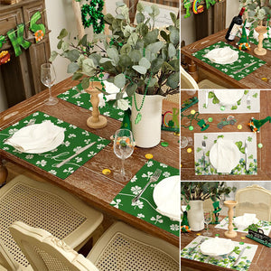 Spring Shamrock Table Runner