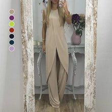 Load image into Gallery viewer, Sleeveless Mature Women Suit
