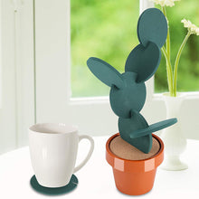 Load image into Gallery viewer, Novelty Potted Cactus Cup Mat Pad