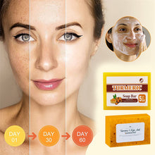 Load image into Gallery viewer, Lemon Turmeric Kojic Acid Soap