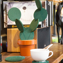 Load image into Gallery viewer, Novelty Potted Cactus Cup Mat Pad