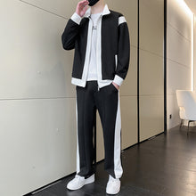Load image into Gallery viewer, Men&#39;s Outfit Casual 2 Piece Contrast Sports Jogging Tracksuits Set