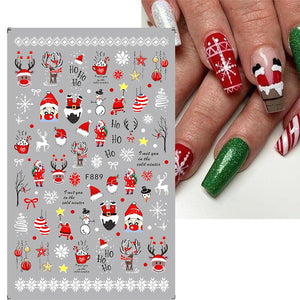 CHRISTMAS NAIL ART STICKERS