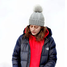 Load image into Gallery viewer, Elastic Ribbed Knit Hat for Hair Protection
