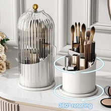 Load image into Gallery viewer, 360° Rotating Makeup Brush Organizer Box
