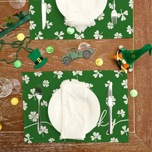 Spring Shamrock Table Runner