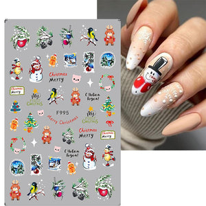 CHRISTMAS NAIL ART STICKERS