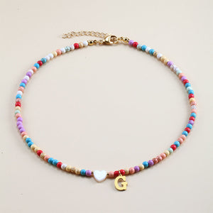 Personalized Colorful Beads Choker