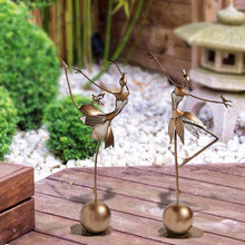 Load image into Gallery viewer, Dancing Garden Girl Outdoor Statues