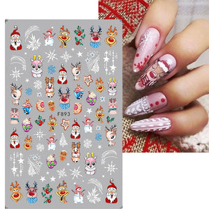 CHRISTMAS NAIL ART STICKERS