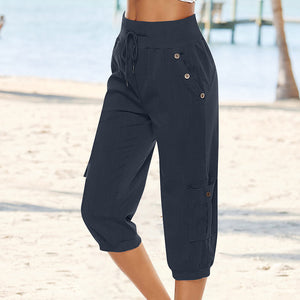 Women's Drawstring Cargo Pants