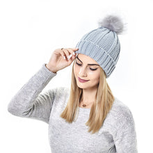 Load image into Gallery viewer, Elastic Ribbed Knit Hat for Hair Protection