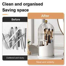 Load image into Gallery viewer, 360° Rotating Makeup Brush Organizer Box