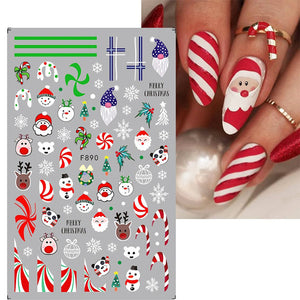 CHRISTMAS NAIL ART STICKERS