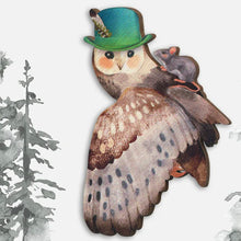 Load image into Gallery viewer, Bird Wooden Brooch