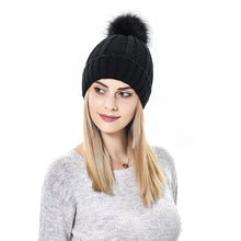 Load image into Gallery viewer, Elastic Ribbed Knit Hat for Hair Protection