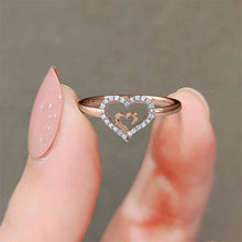 Load image into Gallery viewer, Mother &amp; Daughter Always Heart To Heart Ring
