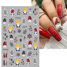 Load image into Gallery viewer, CHRISTMAS NAIL ART STICKERS