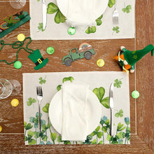 Load image into Gallery viewer, Spring Shamrock Table Runner