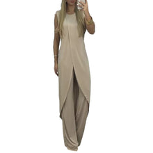 Load image into Gallery viewer, Sleeveless Mature Women Suit