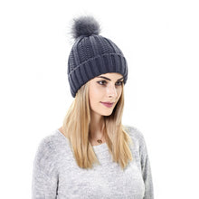 Load image into Gallery viewer, Elastic Ribbed Knit Hat for Hair Protection