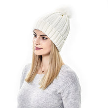 Load image into Gallery viewer, Elastic Ribbed Knit Hat for Hair Protection