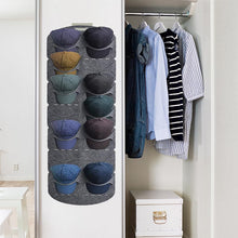 Load image into Gallery viewer, Hanging Multi-Pocket Hat Organizer Holder