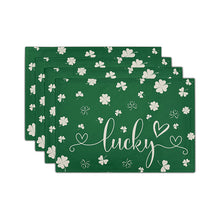 Load image into Gallery viewer, Spring Shamrock Table Runner