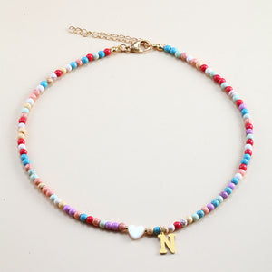 Personalized Colorful Beads Choker