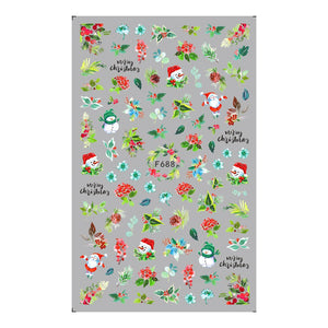 CHRISTMAS NAIL ART STICKERS