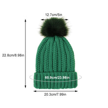 Load image into Gallery viewer, Elastic Ribbed Knit Hat for Hair Protection