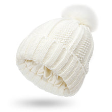 Load image into Gallery viewer, Elastic Ribbed Knit Hat for Hair Protection