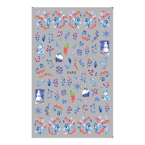 CHRISTMAS NAIL ART STICKERS