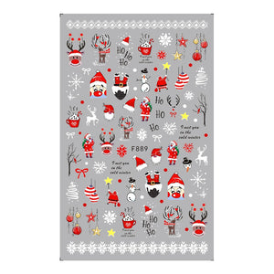 CHRISTMAS NAIL ART STICKERS