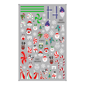 CHRISTMAS NAIL ART STICKERS