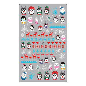 CHRISTMAS NAIL ART STICKERS