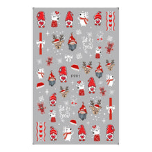 Load image into Gallery viewer, CHRISTMAS NAIL ART STICKERS