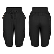 Load image into Gallery viewer, Women&#39;s Drawstring Cargo Pants