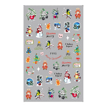 Load image into Gallery viewer, CHRISTMAS NAIL ART STICKERS
