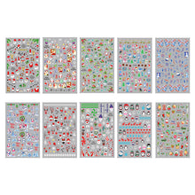 Load image into Gallery viewer, CHRISTMAS NAIL ART STICKERS