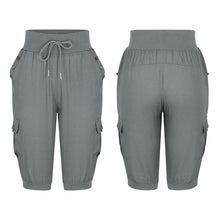 Load image into Gallery viewer, Women&#39;s Drawstring Cargo Pants