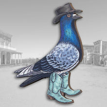 Load image into Gallery viewer, Bird Wooden Brooch