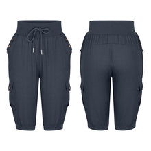 Load image into Gallery viewer, Women&#39;s Drawstring Cargo Pants