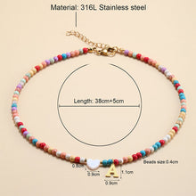 Load image into Gallery viewer, Personalized Colorful Beads Choker